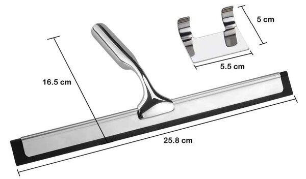 Bathroom squeegee YZ-G04 Chrom