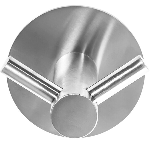 Bathroom hanger brushed steel INOX 322216 DUO