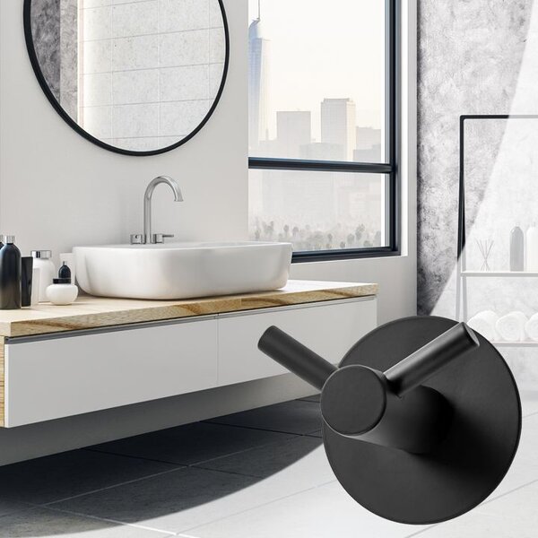 Bathroom hanger Black 322216A