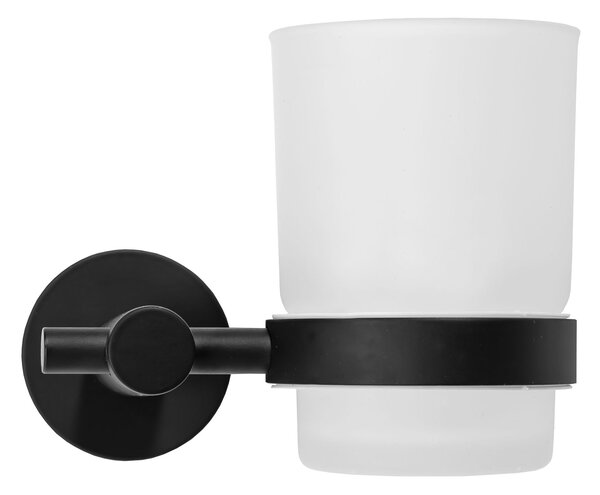 Bathroom mug Black 322233C LEO