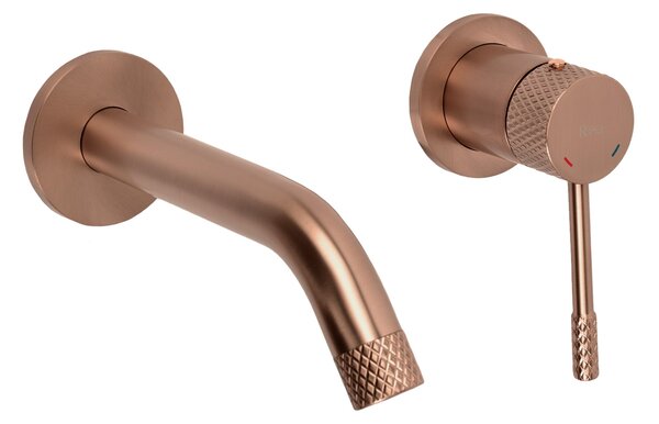 Wall Mounted faucet REA Venti Brush Copper