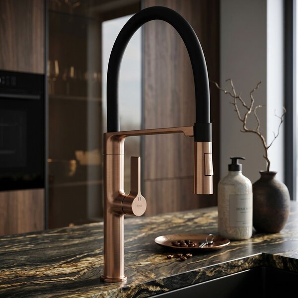 Kitchen faucet REA Lago Brush Copper