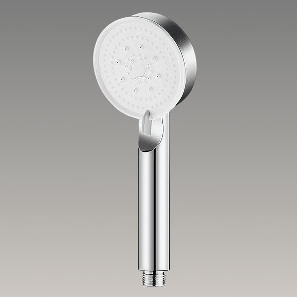Showery® 5 Mode High Pressure Shower Head - Chrome/Silver, Without Stop Button / Chrome