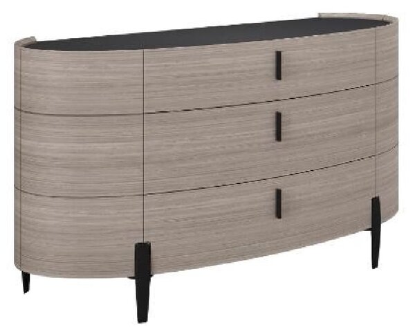 Salinas Large Wooden Sideboard With 2 Doors 3 Drawers In Beige