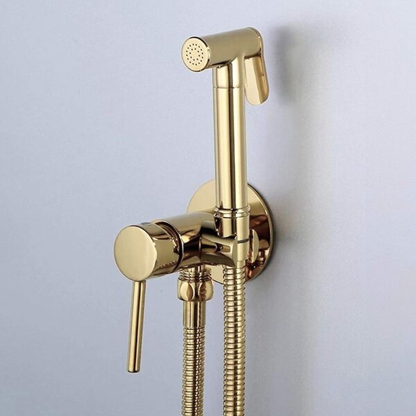 Bidet faucet Lungo Loop Gold