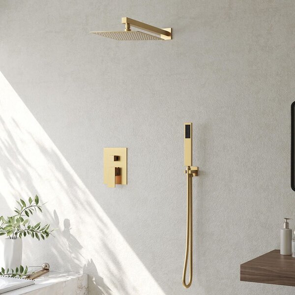 Built-in shower set FENIX GOLD + BOX