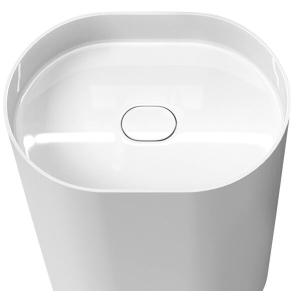 Freestanding ceramic basin DOLCE