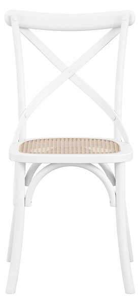 Fitzroy Cane Set of 2 Dining Chairs White