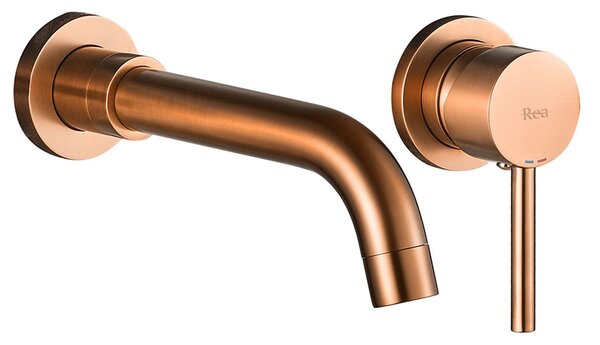 Wall Mounted faucet Rea Lungo Long Copper Brush + BOX