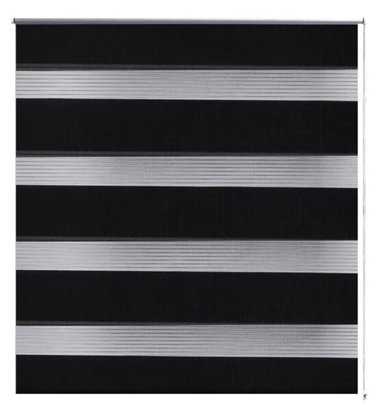 Zebra Blind 40 x 100 cm Black