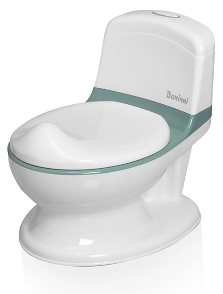 Baninni Potty Trainer with Sound Pippe Green and White