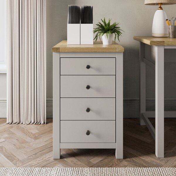 Olney 4 Drawer Storage Unit, Stone Stone