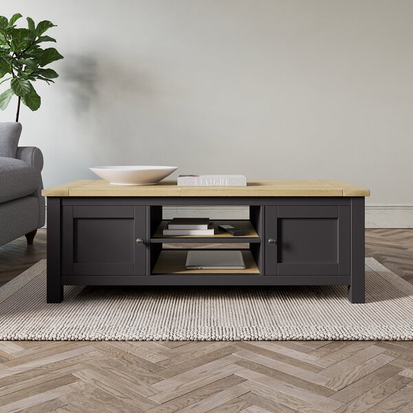 Olney Storage Coffee Table Charcoal