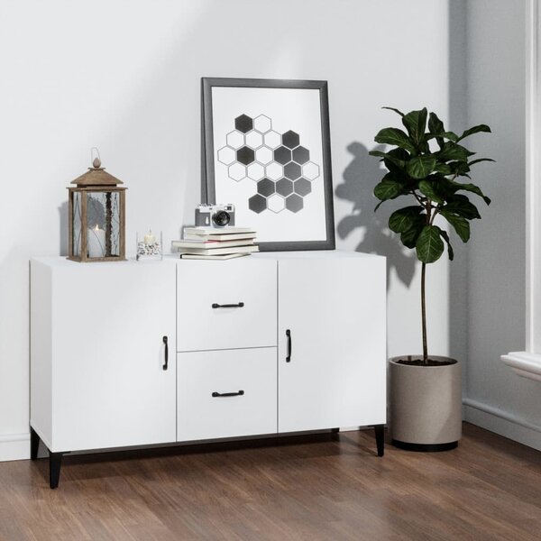 Sideboard White 100x36x60 cm Engineered Wood