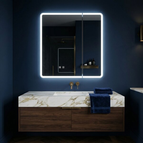 LED mirror cabinet M1011-60 60x70
