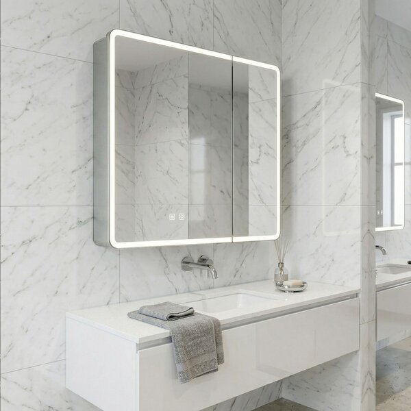LED mirror cabinet M1011-60 60x70