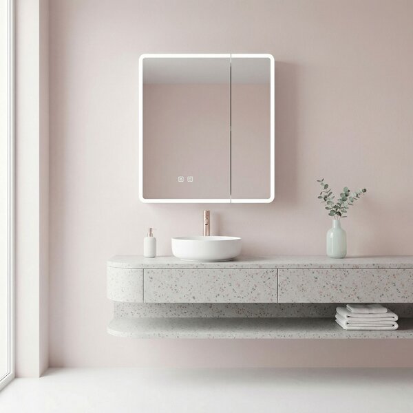 LED mirror cabinet M1011-60 60x70