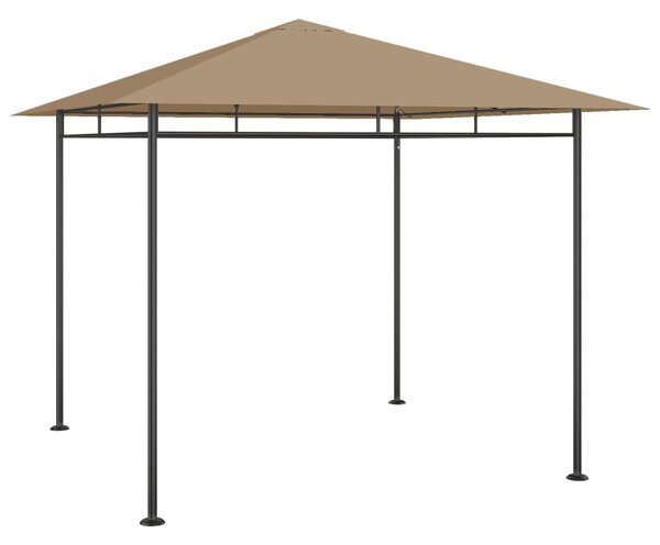 Gazebo 3x3x2.7 m Taupe 180 g/m²