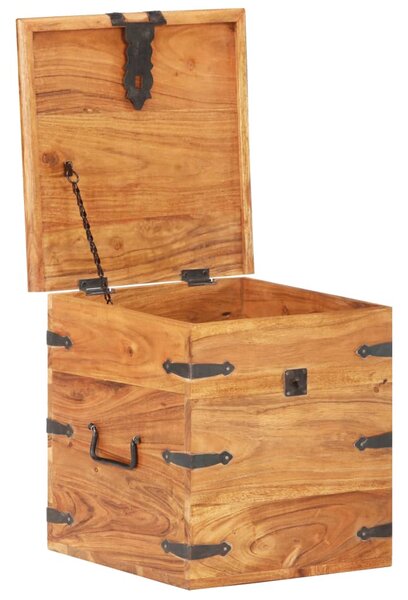 Chest 40x40x40 cm Solid Acacia Wood