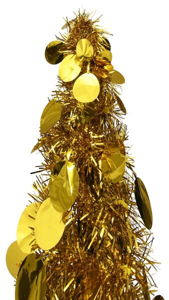 Pop-up Artificial Christmas Tree Gold 120 cm PET