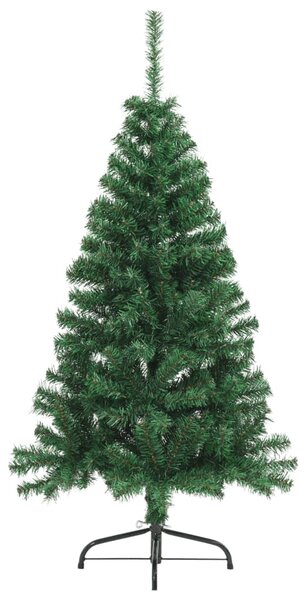 Artificial Half Christmas Tree with Stand Green 120 cm PVC