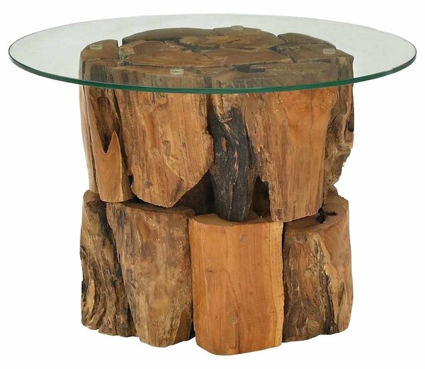 Coffee Table Solid Teak Driftwood 60 cm