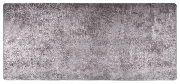Corwin 300cm Polyester Washable Anti-Slip Rug In Grey