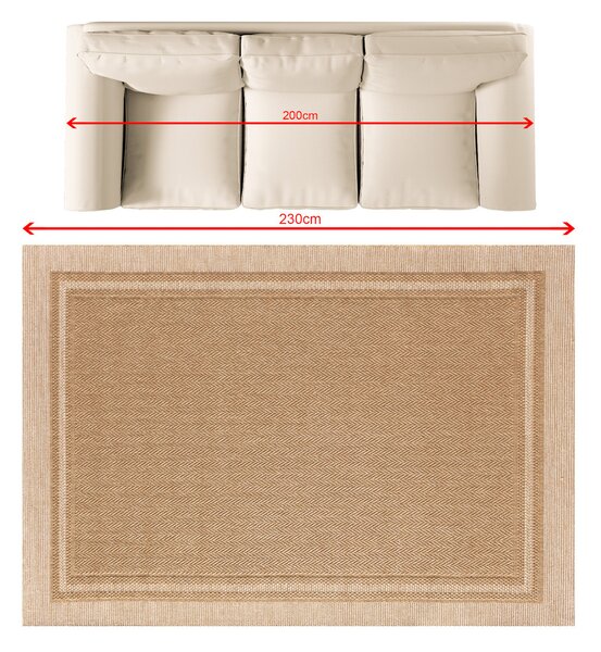 Rug Sienna camel 160x230 cm