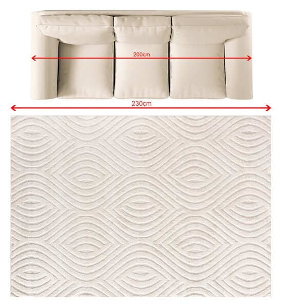 Rug Serenno cream 160x230 cm