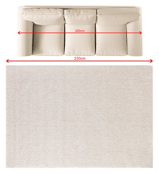 Rug Solaro linen grey 160x230 cm
