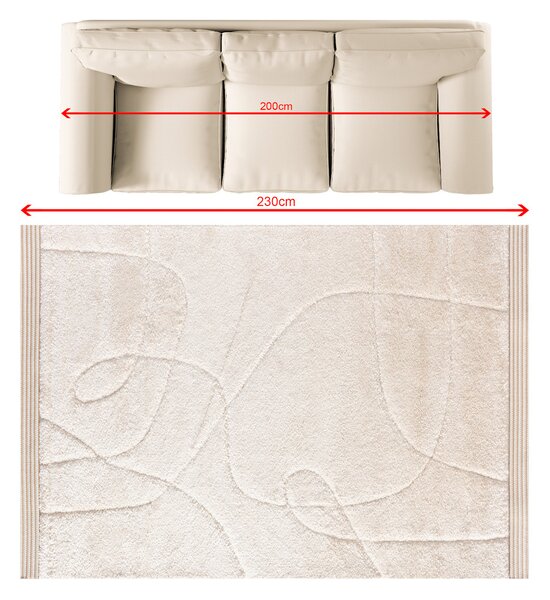 Rug Ardano cream 160x230 cm