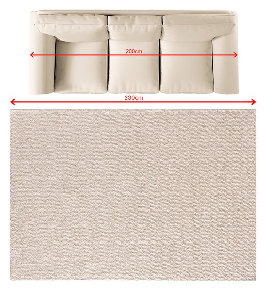 Rug Solaro cream/camel 160x230 cm