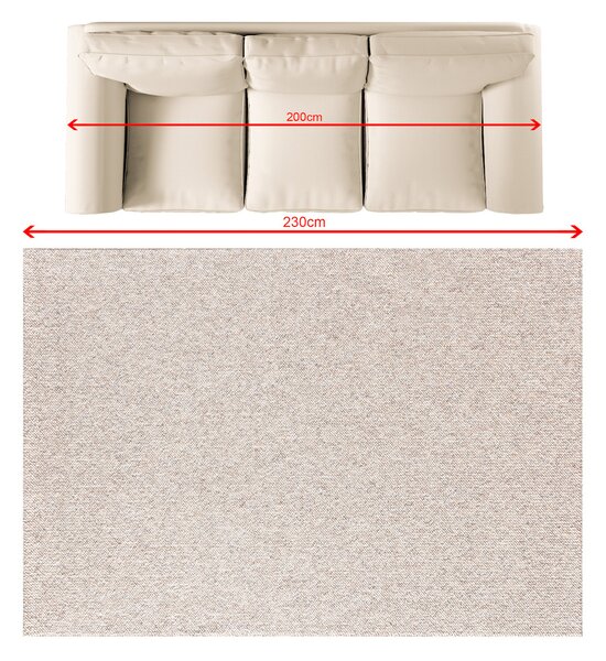 Rug Solaro beige/grey 160x230 cm