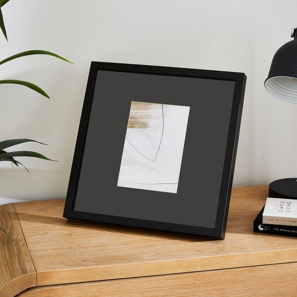 Oversized Black Photo Frame Black