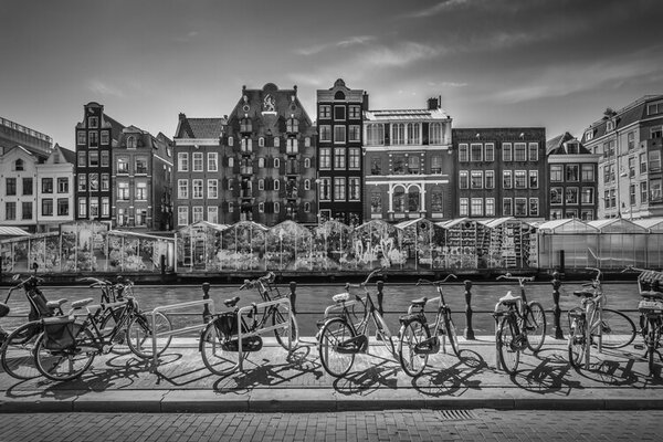 Photography AMSTERDAM Singel With Flower Market, Melanie Viola