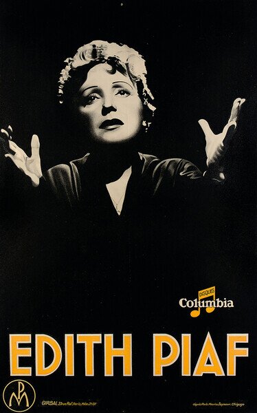 Photography Poster depicting 'Edith Piaf', c.1920, Seymour, Maurice (1900-93)