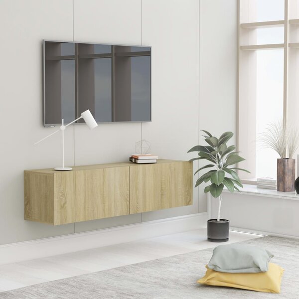 TV Cabinet Sonoma Oak 120x30x30 cm Engineered Wood