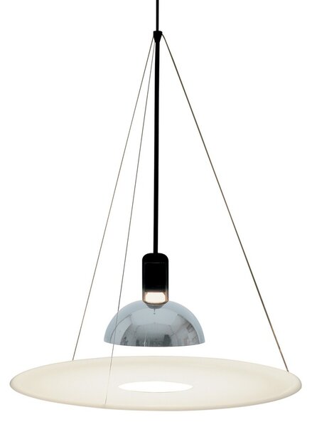 Flos Frisbi pendant White opal glass