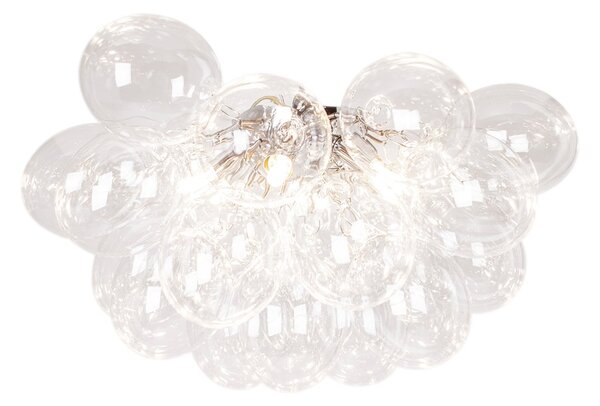 By Rydéns Gross ceiling lamp 20 glass balls Ø50 cm Clear