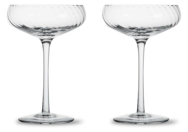 Byon Opacity champagne coupe 30 cl 2-pack Clear