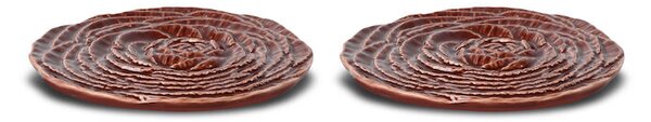 Byon Veggie coasters Ø10 cm 2-pack Burgundy