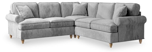 Alfie Large Corner Sofa | 8 Chenille Colours | Made in UK | Roseland