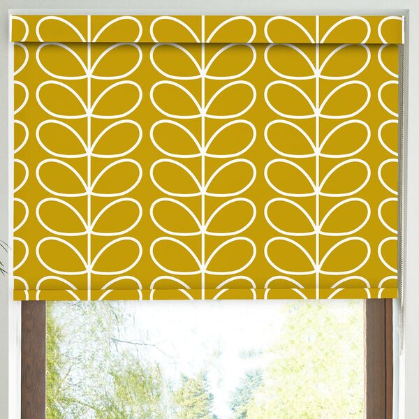 Orla Kiely Jumbo Linear Stem Translucent Made to Measure Roller Blind Sunflower