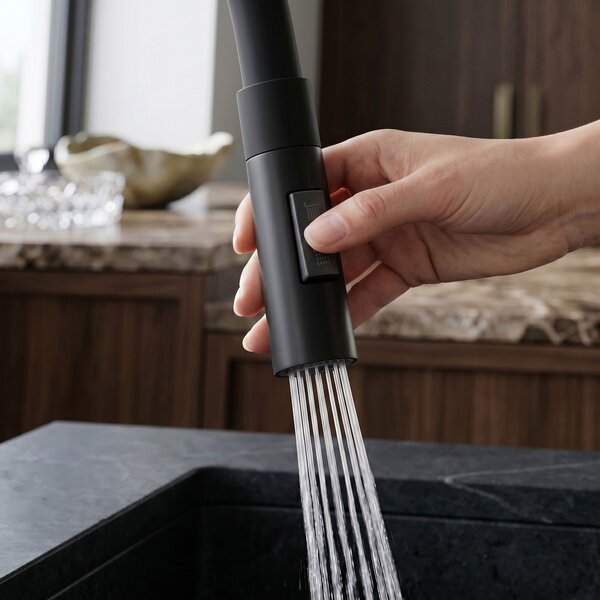 Kitchen faucet REA Lago Black