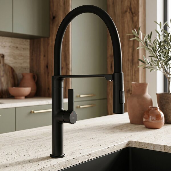 Kitchen faucet REA Lago Black