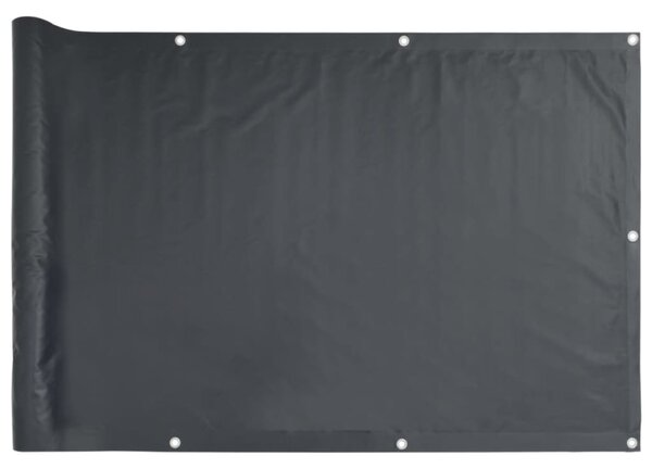 Balcony Screen Anthracite 120x500 cm Oxford Fabric