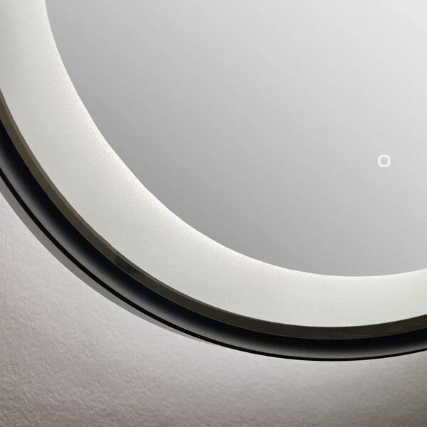 Oval mirror with lighting ECLISSE
