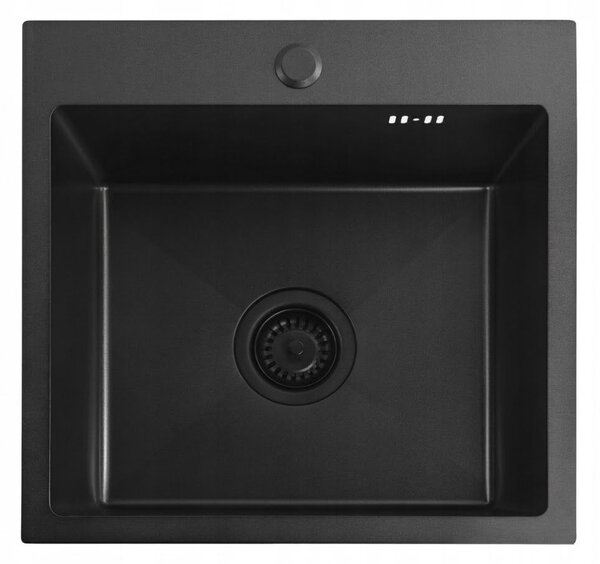 Stainless steel sink Leo 40 Black