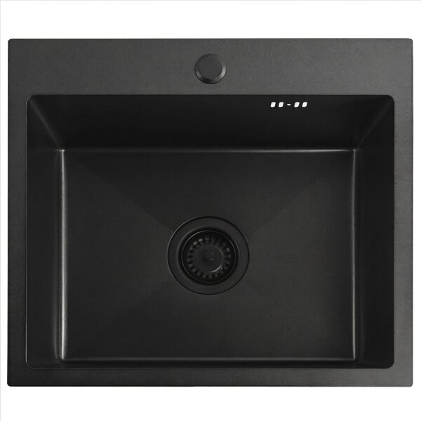 Stainless steel sink Leo 50 Black