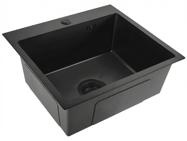 Stainless steel sink Leo 50 Black